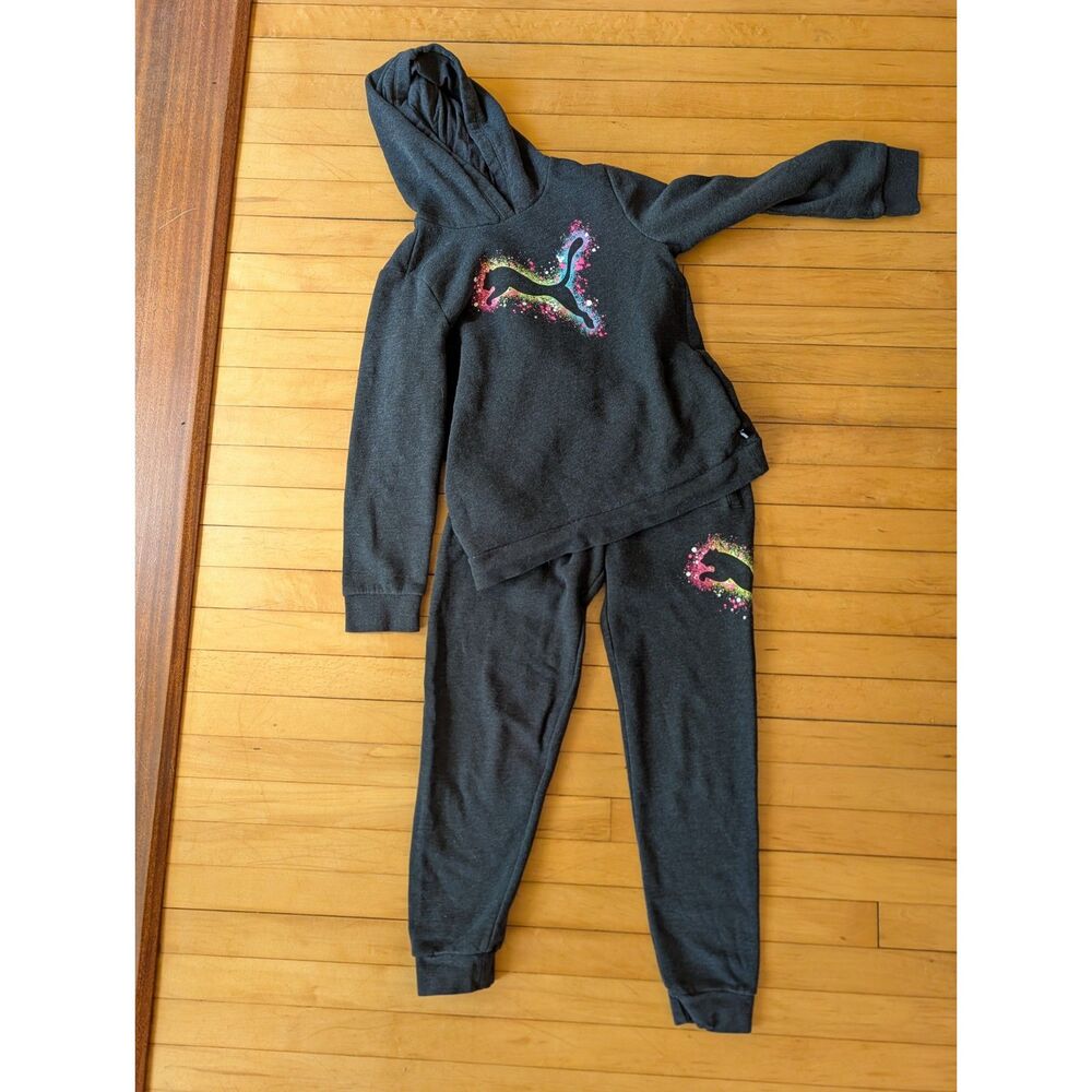 PUMA Girl Sweatshirt and Sweatpant Set - See description for Size